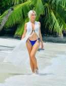 Farrah Abraham Booty in Bikini at a Photoshoot in Maldives