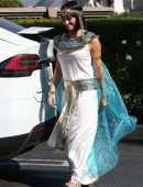 Jenna Dewan Outside a Halloween Party in Los Angeles