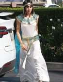 Jenna Dewan Outside a Halloween Party in Los Angeles