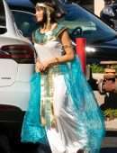Jenna Dewan Outside a Halloween Party in Los Angeles