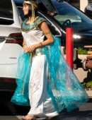 Jenna Dewan Outside a Halloween Party in Los Angeles