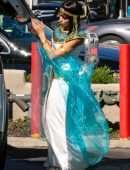 Jenna Dewan Outside a Halloween Party in Los Angeles