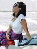 Jenna Dewan-Tatum at a Farmer's Market in Studio City