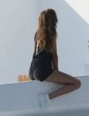 Josephine Skriver and Jasmine Tookes at Victoria's Secret Photoshoot in Miami