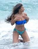 Kayleigh Morris in Bikini on the Beach in Tenerife