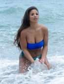 Kayleigh Morris in Bikini on the Beach in Tenerife