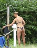 Kelly Rohrbach in Bikini and Swimsuit Surfing in Hawaii