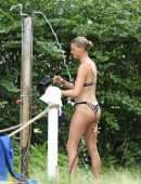 Kelly Rohrbach in Bikini and Swimsuit Surfing in Hawaii