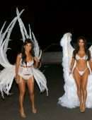 Kim, Kourtney and Khloe Kardashian, Kendall and Kylie Jenner in Sexy Lingerie Photoshoot
