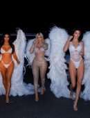 Kim, Kourtney and Khloe Kardashian, Kendall and Kylie Jenner in Sexy Lingerie Photoshoot