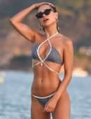 Kimberley Garner in Bikini at the Beach in Miami