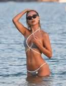 Kimberley Garner in Bikini at the Beach in Miami