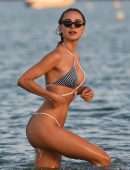Kimberley Garner in Bikini at the Beach in Miami