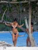 Kourtney Kardashian Booty in Bikini on the Beach in Bali
