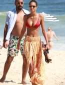 Lais Ribeiro on Ipanema Beach in Rio de Janeiro