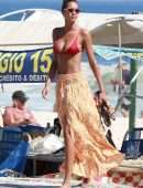 Lais Ribeiro on Ipanema Beach in Rio de Janeiro