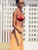 Lais Ribeiro on Ipanema Beach in Rio de Janeiro