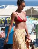 Lais Ribeiro on Ipanema Beach in Rio de Janeiro