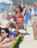 Lais Ribeiro on Ipanema Beach in Rio de Janeiro