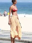 Lais Ribeiro on Ipanema Beach in Rio de Janeiro