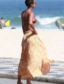 Lais Ribeiro on Ipanema Beach in Rio de Janeiro