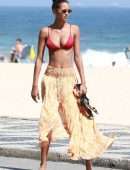 Lais Ribeiro on Ipanema Beach in Rio de Janeiro