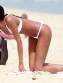 Lais Ribeiro in Bikini on Ipanema Beach in Rio de Janeiro