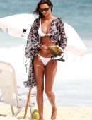 Lais Ribeiro in Bikini on Ipanema Beach in Rio de Janeiro