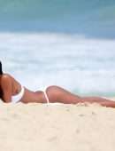 Lais Ribeiro in Bikini on Ipanema Beach in Rio de Janeiro
