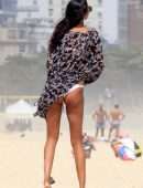 Lais Ribeiro in Bikini on Ipanema Beach in Rio de Janeiro