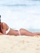 Lais Ribeiro in Bikini on Ipanema Beach in Rio de Janeiro