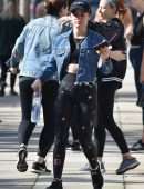 Lucy Hale Outside a Gym in Los Angeles