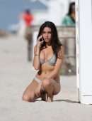Madison Beer Booty in Bikini on the Beach in Miami