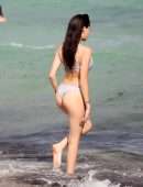 Madison Beer Booty in Bikini on the Beach in Miami