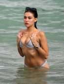 Madison Beer Booty in Bikini on the Beach in Miami
