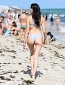 Madison Beer in Lavender Bikini at the Beach in Miami