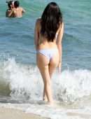 Madison Beer in Lavender Bikini at the Beach in Miami