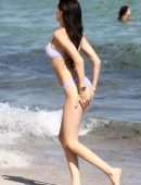 Madison Beer in Lavender Bikini at the Beach in Miami