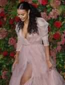 Maya Jama at Evening Standard Theatre Awards in London