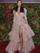 Maya Jama at Evening Standard Theatre Awards in London