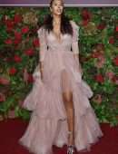 Maya Jama at Evening Standard Theatre Awards in London