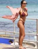 Natasha Oakley and Devin Brugman in Bikini on Bondi Beach in Sydney