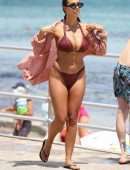 Natasha Oakley and Devin Brugman in Bikini on Bondi Beach in Sydney
