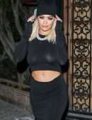 Rita Ora – Braless See-Through Candids in Beverly Hills