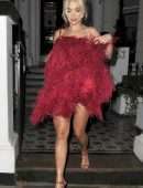 Rita Ora Leggy at Annabel’s Private Members Club in London