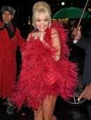 Rita Ora Leggy at Annabel’s Private Members Club in London