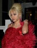 Rita Ora Leggy at Annabel’s Private Members Club in London