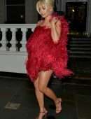 Rita Ora Leggy at Annabel’s Private Members Club in London