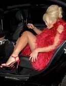 Rita Ora Leggy at Annabel’s Private Members Club in London