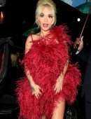 Rita Ora Leggy at Annabel’s Private Members Club in London